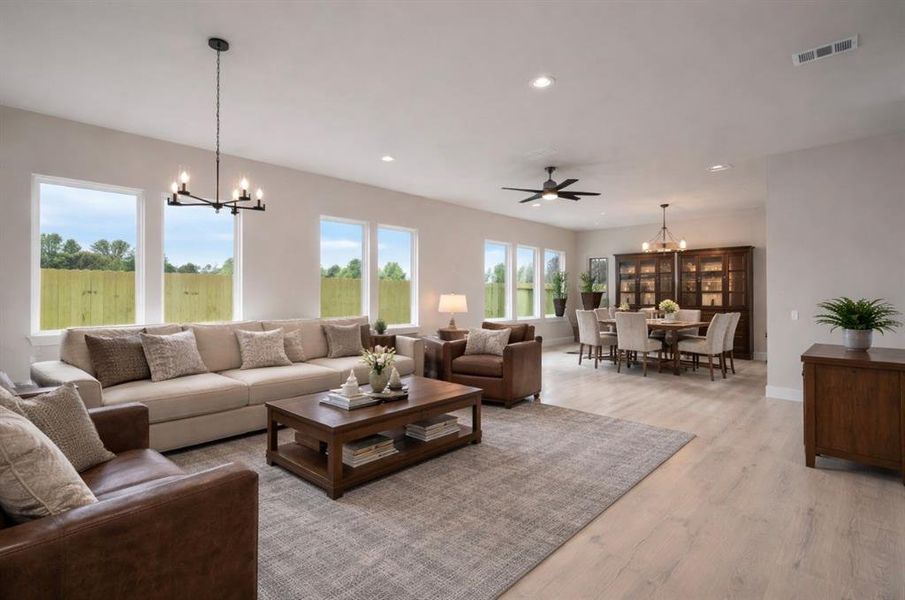 Furnished interior view inside a new home in , Dallas (Image 12).