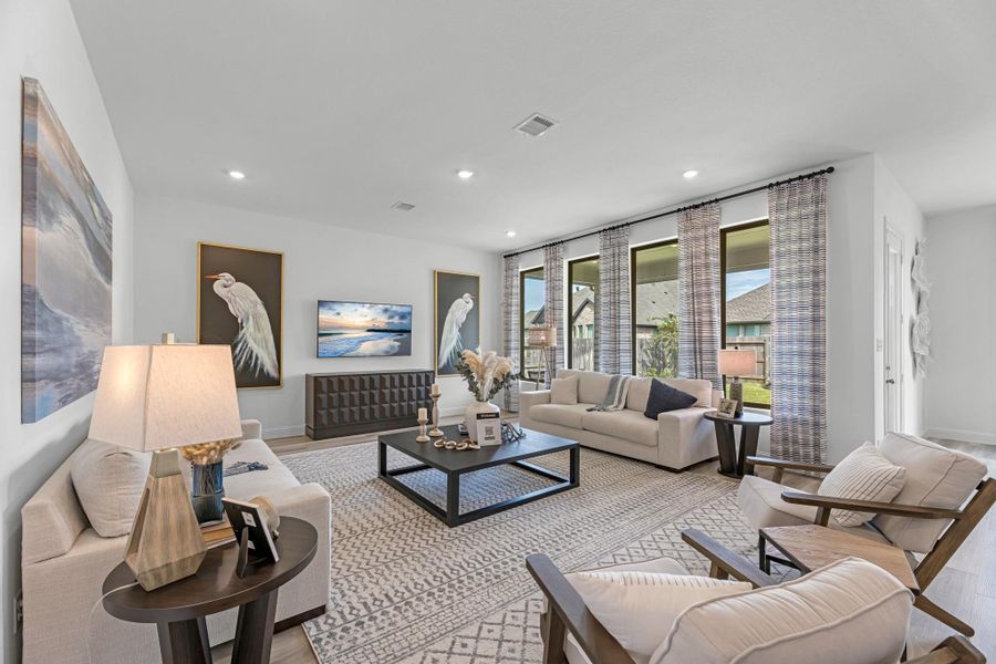 Furnished interior view inside a new home in , League City (Image 4).