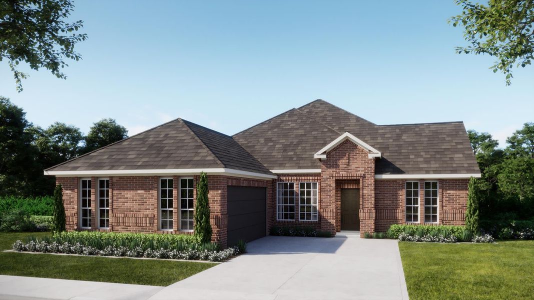 Elevation A | Concept 2404 at Myrtle Creek in Waxahachie, TX by Landsea Homes Elevation A | Concept 2404 at Myrtle Creek in Waxahachie, TX by Landsea Homes