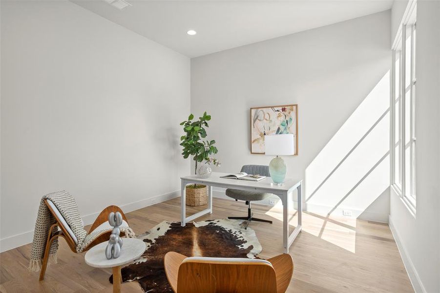 Furnished interior view inside a new home in , Dallas (Image 30). Furnished interior view inside a new home in , Dallas (Image 30).