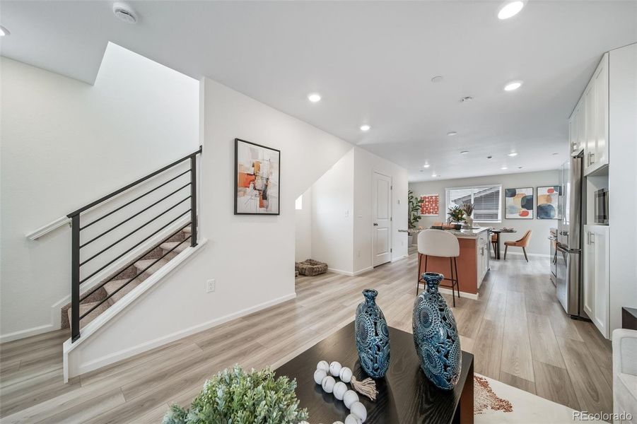 Furnished interior view inside a new home in Reunion, Commerce City (Image 20).