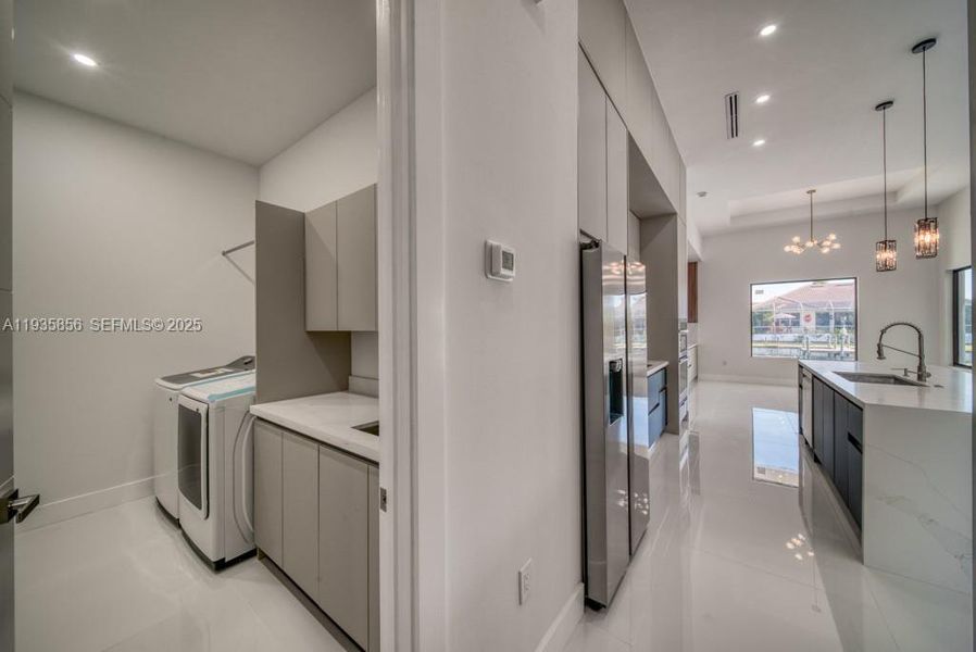 Furnished interior view inside a new home in , Cape Coral (Image 58).