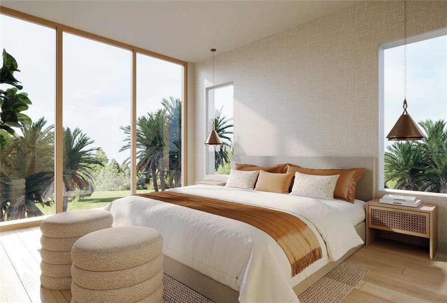 Furnished interior view inside a new home in , Tampa (Image 16).