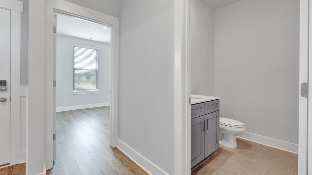 Spacious, unfurnished interior of a new home in Hedge Rose, Somerville (Image 27). Spacious, unfurnished interior of a new home in Hedge Rose, Somerville (Image 27).