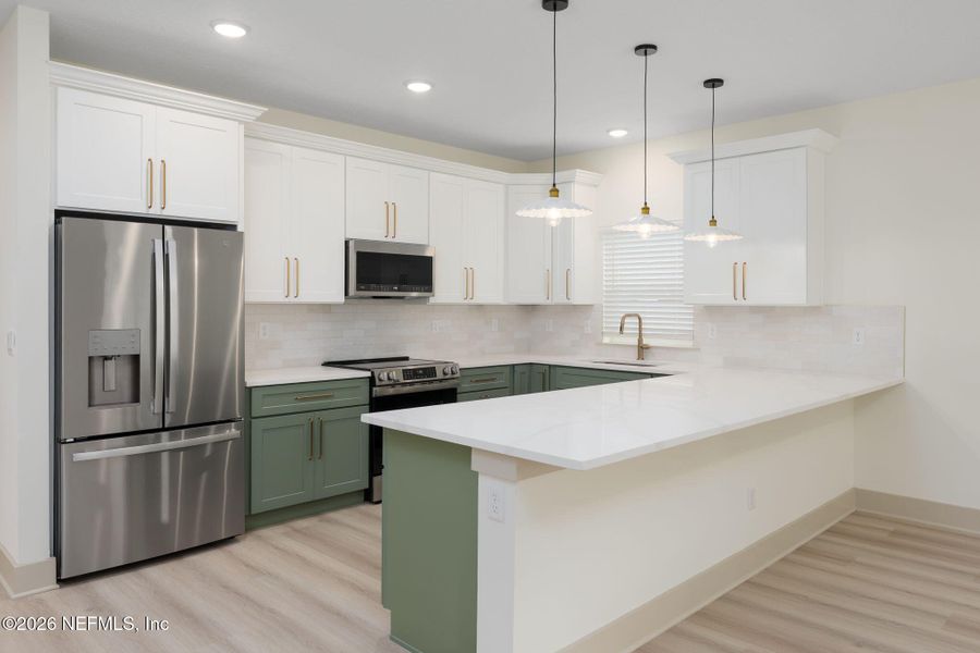 Furnished interior view inside a new home in , St. Augustine (Image 8).