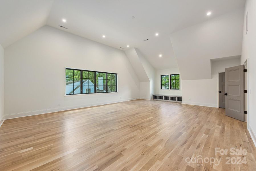 Bonus Room with soaring ceilings