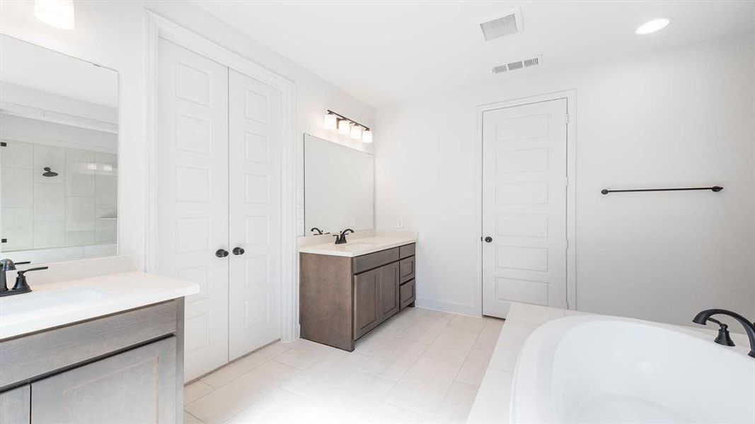 Furnished interior view inside a new home in The Parks At Wilson Creek 40', Celina (Image 6).