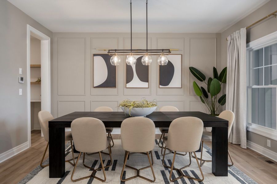 Representative furnished interior of a home built from the The Cambridge by Forbes Capretto Homes in Cannon Woods, Clarence (Image 4).