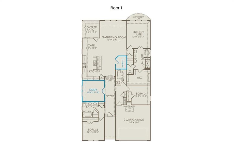 Floor plan for home