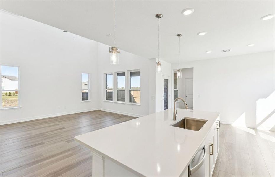 View of gathering room from kitchen View of gathering room from kitchen