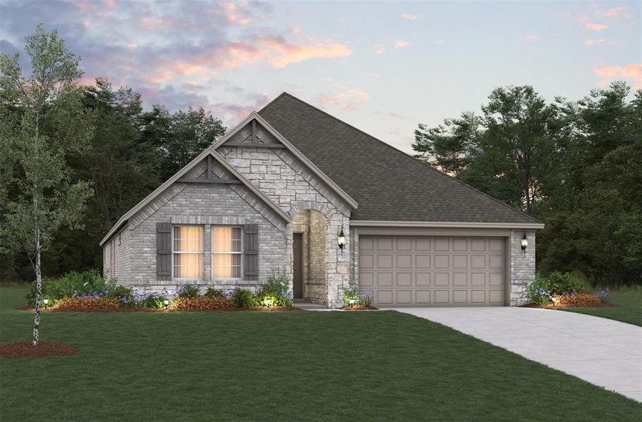 Beazer Homes Brookville Estates  Magnolia plan