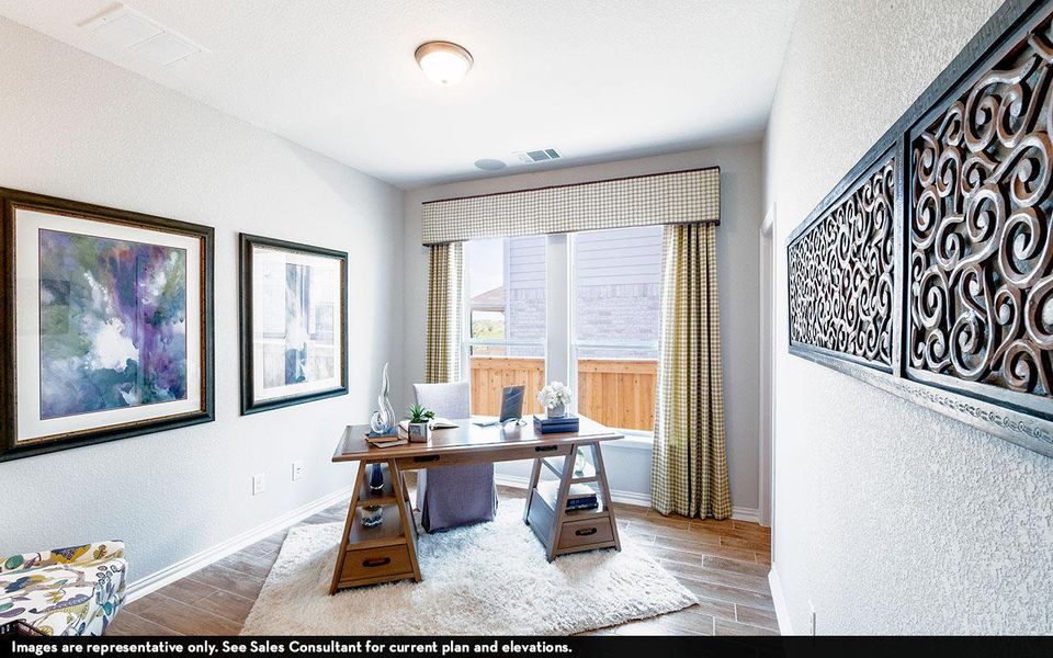 Furnished interior view inside a new home in Sunfield, Buda (Image 10).