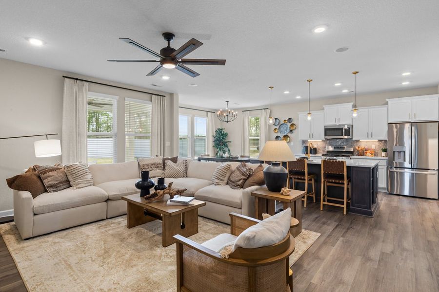 Representative furnished interior of a home built from the The Waverunner by Chesapeake Homes in Coastal Club of the Carolinas, Calabash (Image 17).
