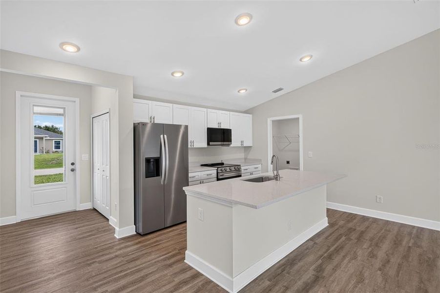Furnished interior view inside a new home in , Port Charlotte (Image 12). Furnished interior view inside a new home in , Port Charlotte (Image 12).
