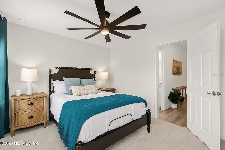 Furnished interior view inside a new home in Sawmill Creek at Palm Coast Park, Palm Coast (Image 53).