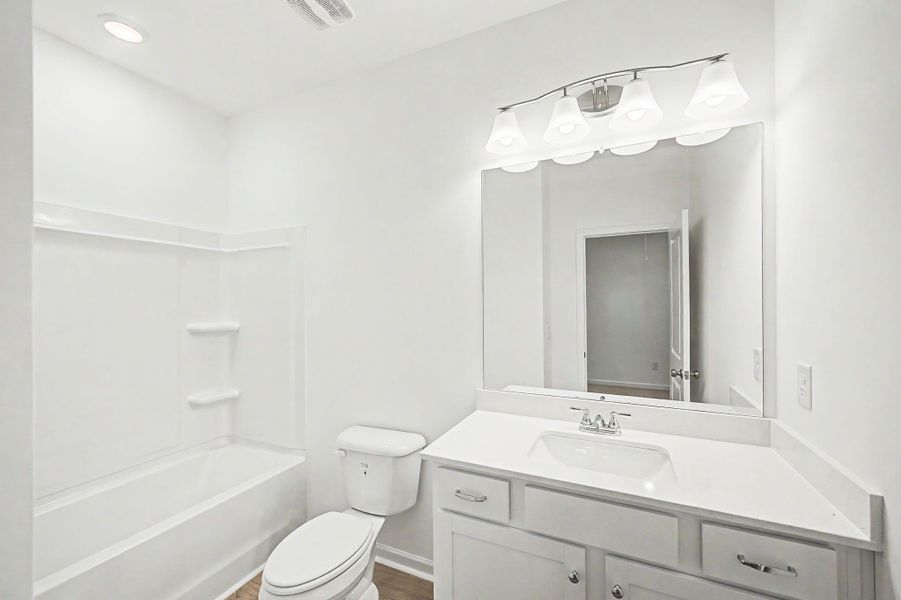 Upstairs hall bathroom.