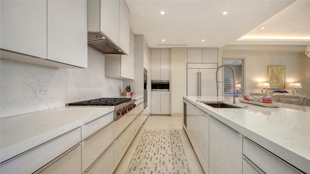 Furnished interior view inside a new home in , Longboat Key (Image 32).