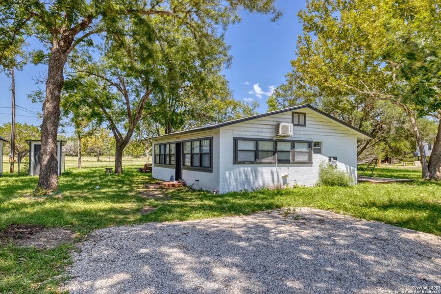 Front exterior of a new home in , Leakey, TX, highlighting curb appeal (Image 16).