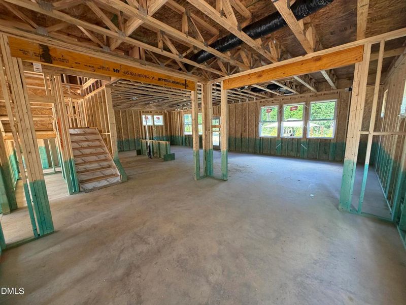 In-progress construction of a new home in Wendell Ridge, Wendell, NC (Image 37).
