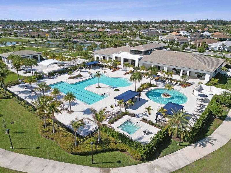 Cresswind Pools Aerial