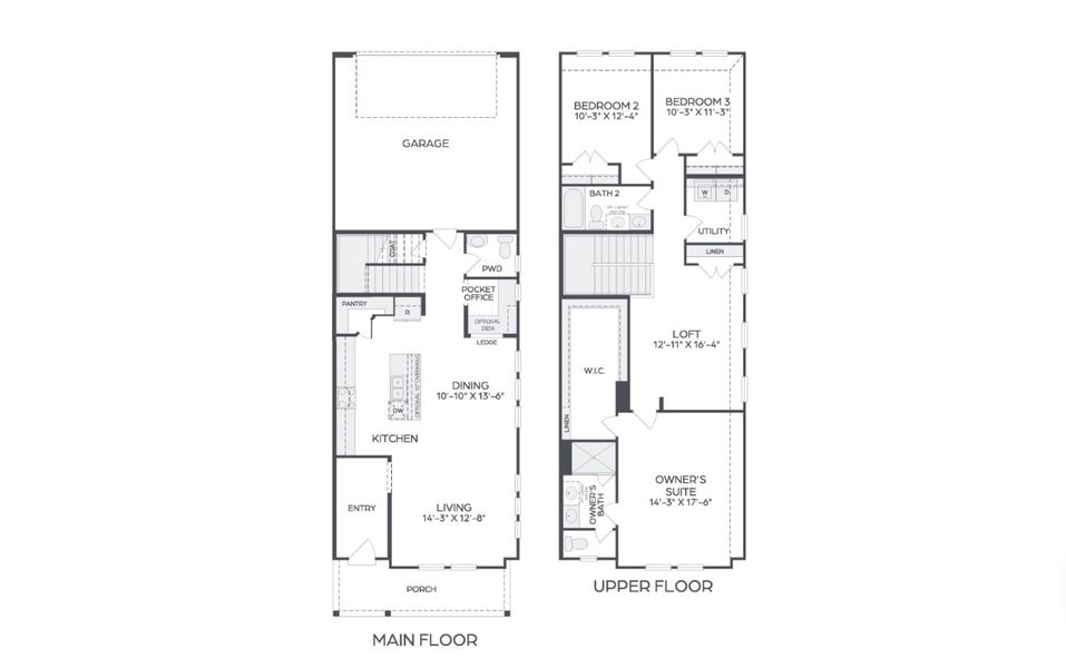 2D floor plan layout for the Austin Old World by Cadence Homes in Karis, Crowley, TX (Image 2). 2D floor plan layout for the Austin Old World by Cadence Homes in Karis, Crowley, TX (Image 2).