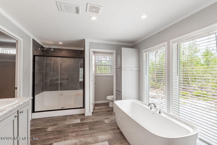 Furnished interior view inside a new home in , Florahome (Image 14).