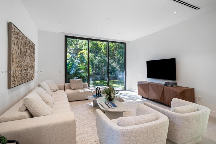 Furnished interior view inside a new home in , Miami (Image 10). Furnished interior view inside a new home in , Miami (Image 10).