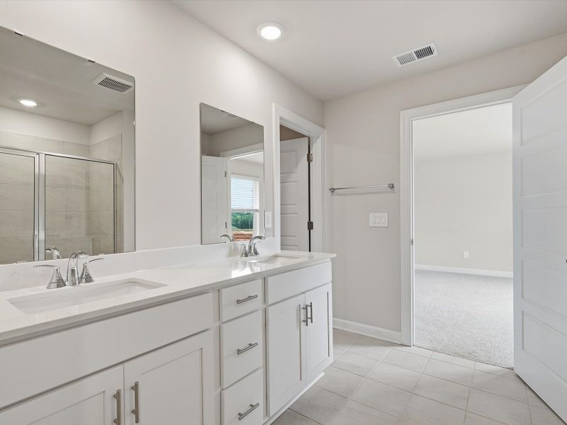 Furnished interior view inside a new home in Southwell Commons, Anderson (Image 3).