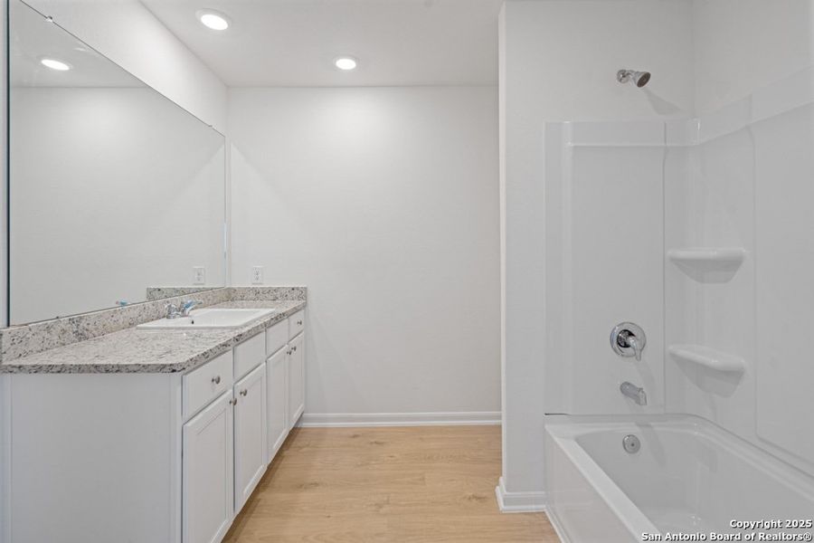 Furnished interior view inside a new home in Luckey Ranch, San Antonio (Image 4).