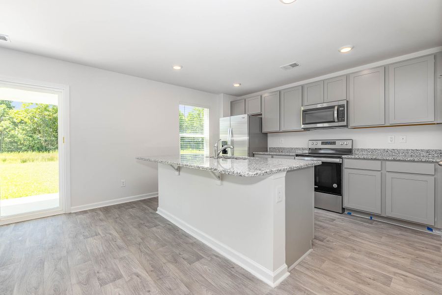 Representative furnished interior of a home built from the PENWELL by D.R. Horton in South Haven, Camden (Image 8).