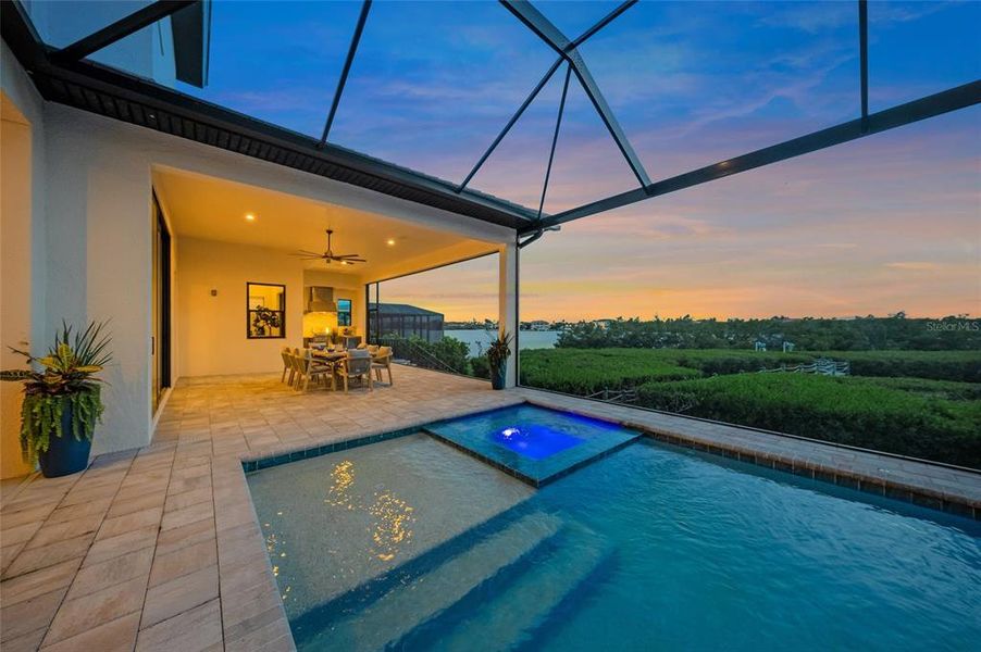 Exterior details and patio area of a home in , Nokomis (Image 34).