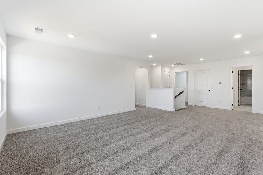 A room with white walls.