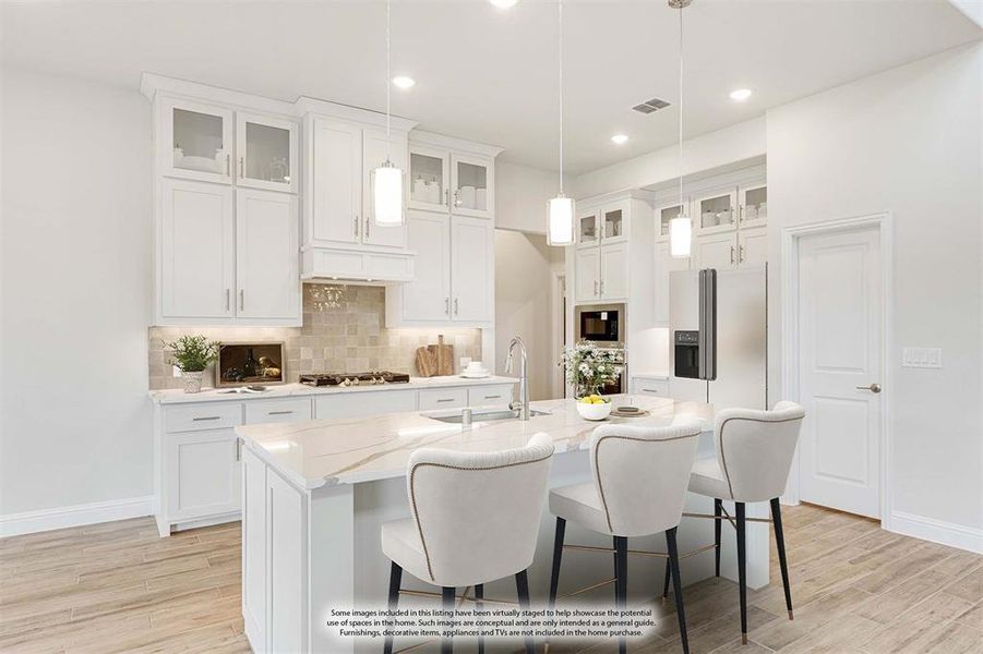 Furnished interior view inside a new home in Sonoma Verde, McLendon-Chisholm (Image 9).
