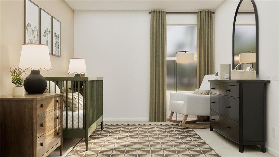 Furnished interior view inside a new home in Crosswinds, Haines City (Image 16). Furnished interior view inside a new home in Crosswinds, Haines City (Image 16).