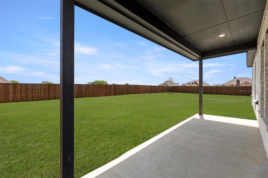 Exterior details and patio area of a home in Lovers Landing, Forney (Image 3). Exterior details and patio area of a home in Lovers Landing, Forney (Image 3).