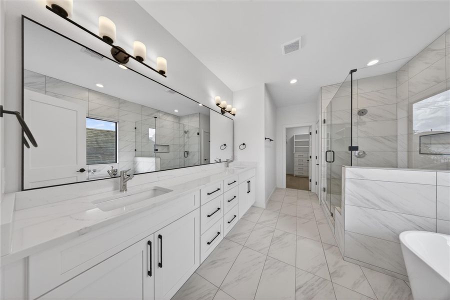 Furnished interior view inside a new home in , Houston (Image 12).