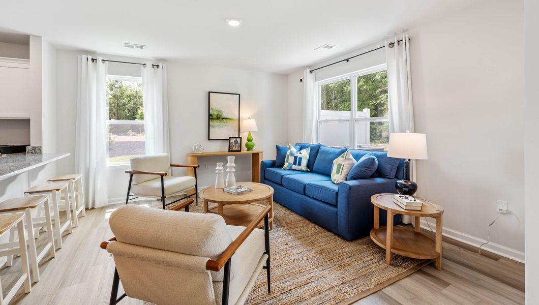 Furnished interior view inside a new home in Covington Village, Greer (Image 12).