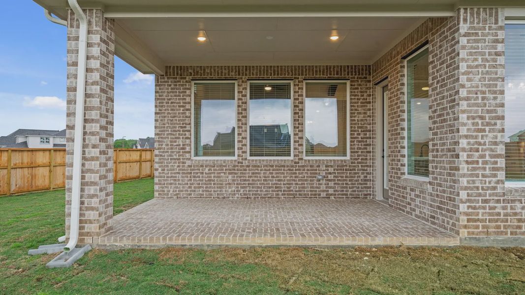 Exterior details and patio area of a home in Briarley, Montgomery (Image 3). Exterior details and patio area of a home in Briarley, Montgomery (Image 3).