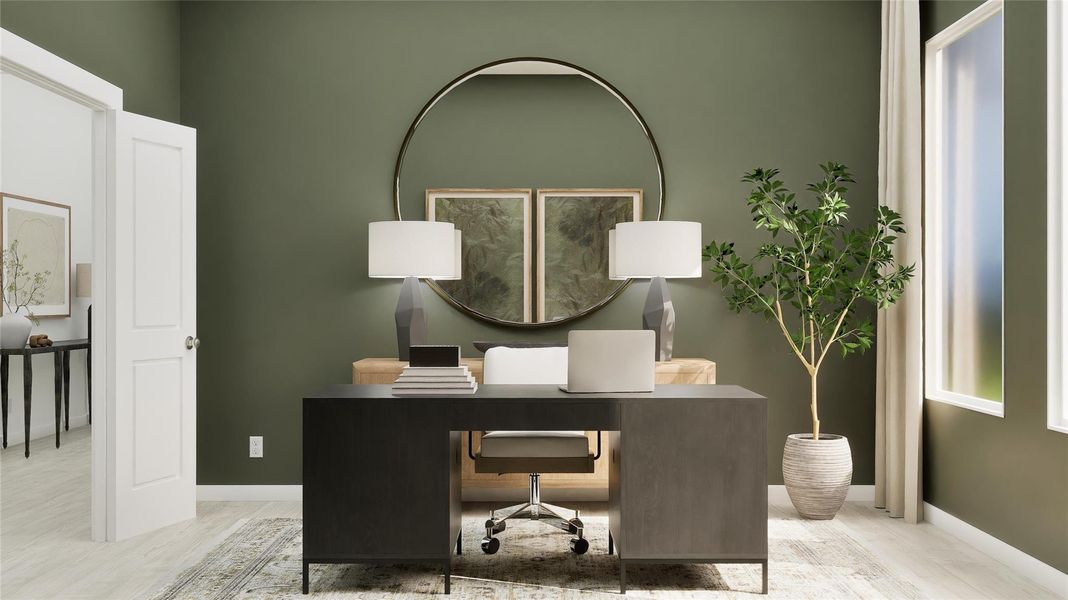 Furnished interior view inside a new home in Cotton Brook, Hutto (Image 13).