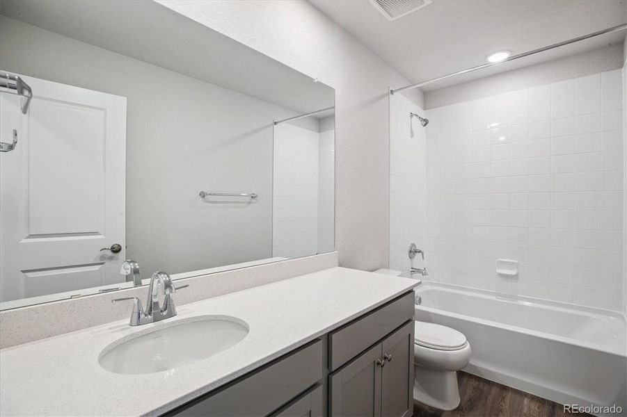 Furnished interior view inside a new home in Spring Valley Ranch, Elizabeth (Image 9). Furnished interior view inside a new home in Spring Valley Ranch, Elizabeth (Image 9).