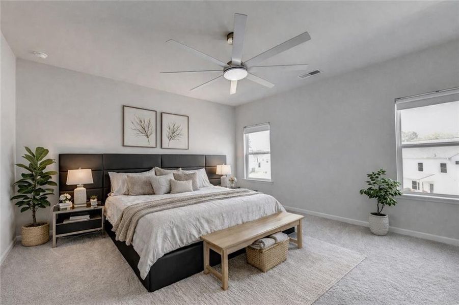 Furnished interior view inside a new home in , Sugar Hill (Image 14).