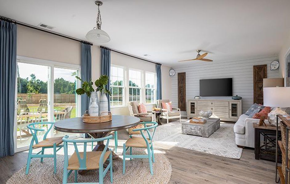Furnished interior view inside a new home in Cypress Preserve, Moncks Corner (Image 2).