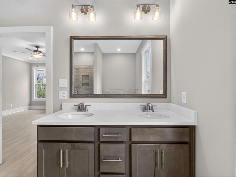 Furnished interior view inside a new home in Collins Cove, Chapin (Image 10).