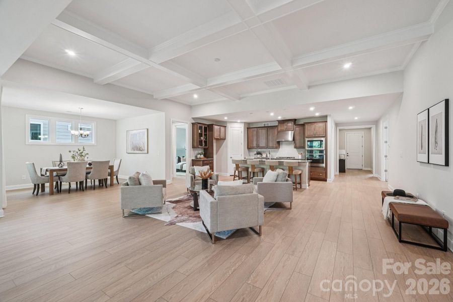 Furnished interior view inside a new home in , Charlotte (Image 38).