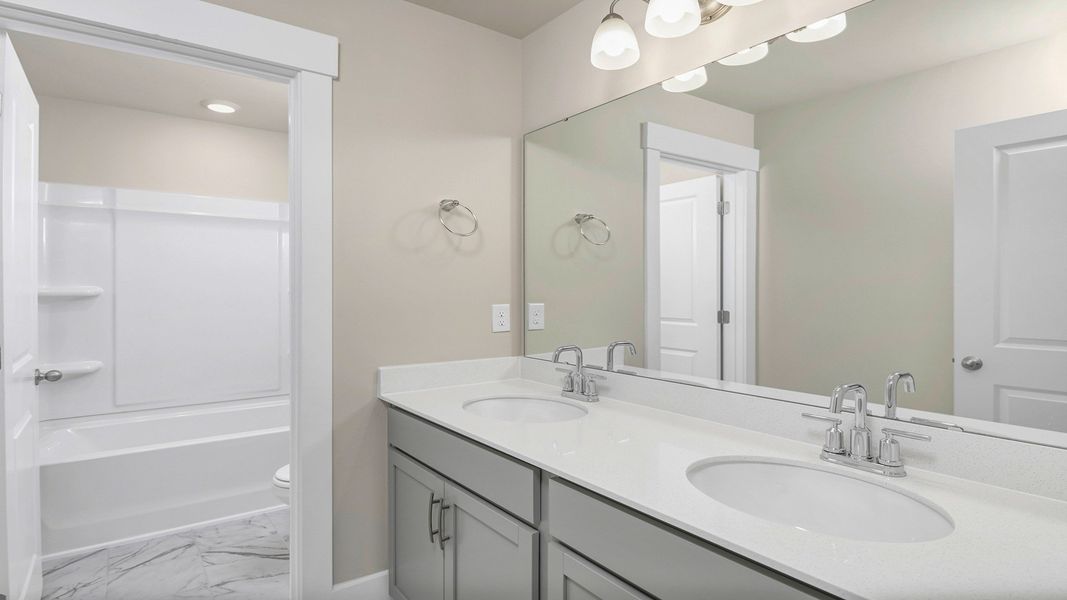 Furnished interior view inside a new home in Shell Pointe, Gilbert (Image 16).