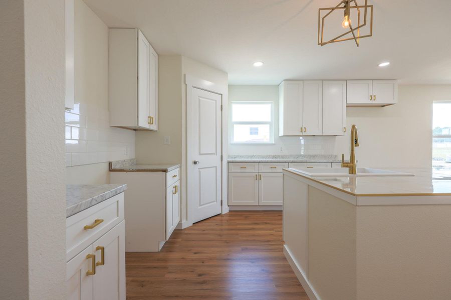 Furnished interior view inside a new home in , Cleveland (Image 6).