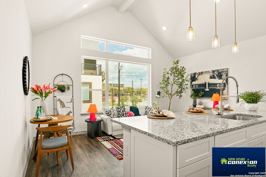 Furnished interior view inside a new home in , San Antonio (Image 12). Furnished interior view inside a new home in , San Antonio (Image 12).