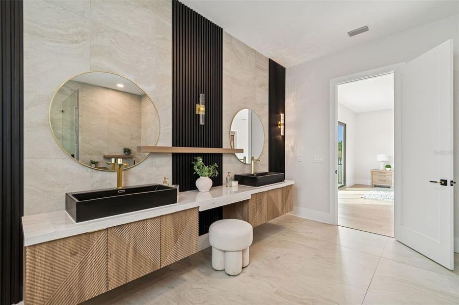 Furnished interior view inside a new home in , Tampa (Image 28).