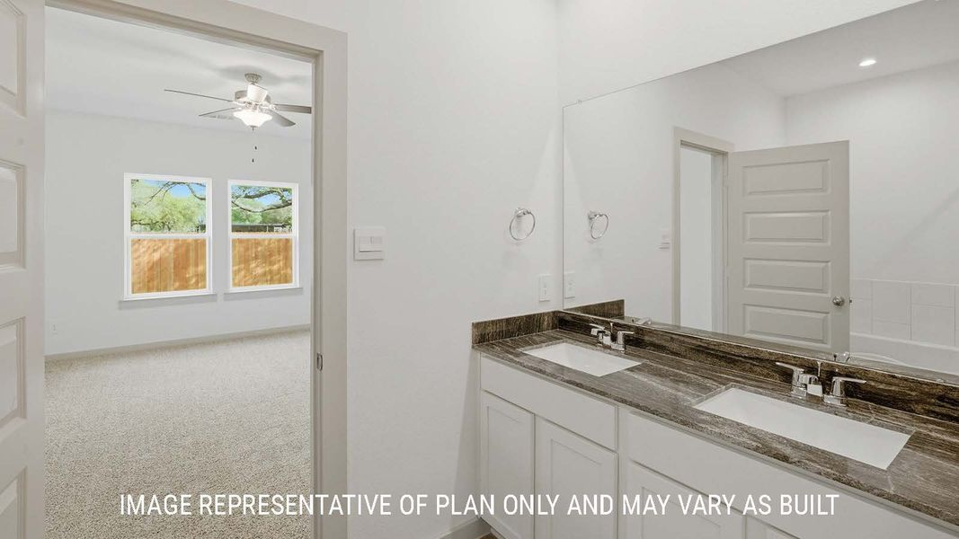 Representative furnished interior of a home built from the Mitchell by D.R. Horton in China Grove, China (Image 10).