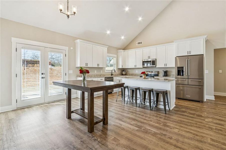 Furnished interior view inside a new home in , Maysville (Image 47).